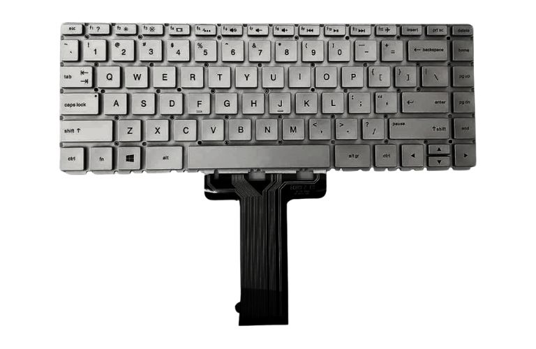 Teksus Laptop Keyboard For HP Pavilion 14BA | 14BA057CL Silver Us (With Backlight) view 2
